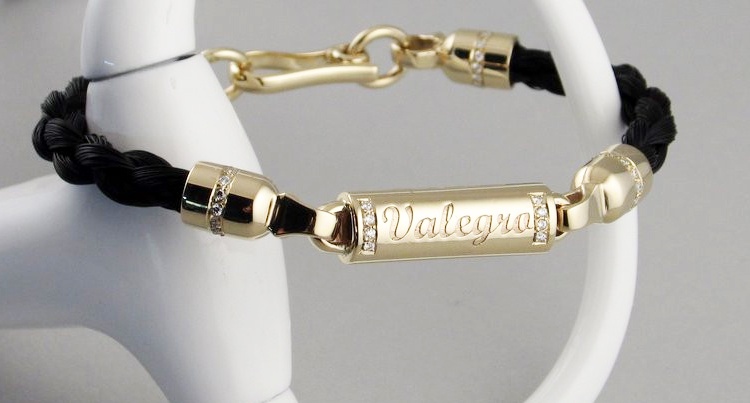 Valegro horse hair bracelet for Catwalk dressage