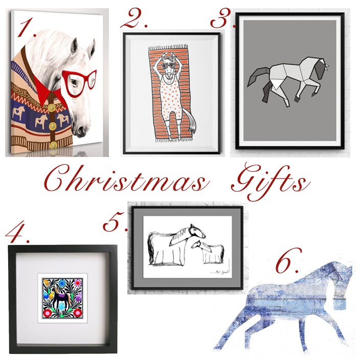  Christmas Gifts DESING świąteczne prezenty obrazy i grafiki z motywem konia