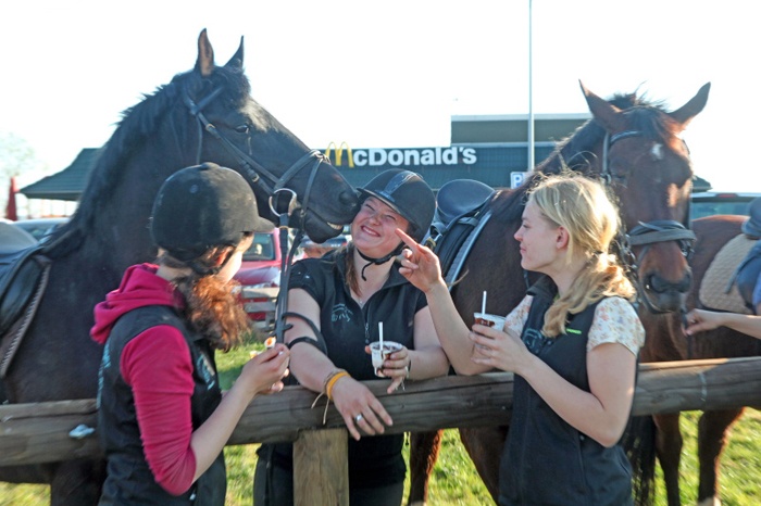 McDonald's for horse riders McRide McCarrots McDrive