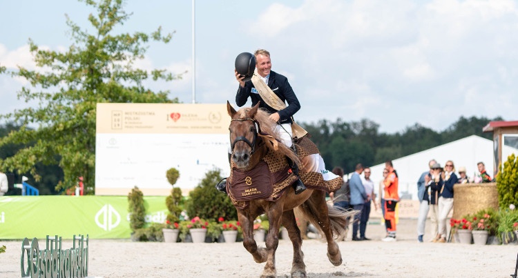 David Will (GER) & Never Walk Alone (Numero Uno x Mytens) – zwycięzca Silesia Equestrian 2019, fot.  Kamila Tworkowska/Sweetieisafruit