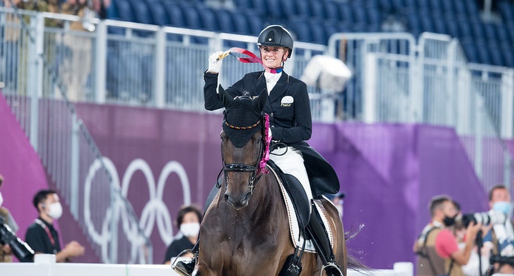 Dressage Freestyle and Individual Medals –  Jessica von Bredow-Werndl (GER) & TSF Dalera (Easy Game x Handryk), fot. FEI/Shannon Brinkman