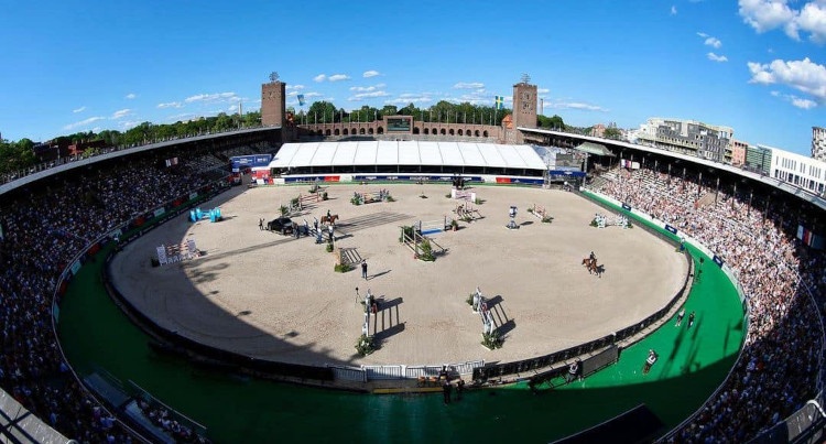 Stadion Olimpijski w Sztokholmie, fot. LGCT Stockholm & Stockholm Horse Week/Facebook