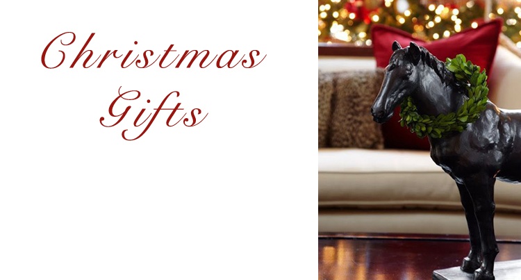 Christmas Gifts Pillows świąteczne prezenty poduszki poszewki z motywem konia