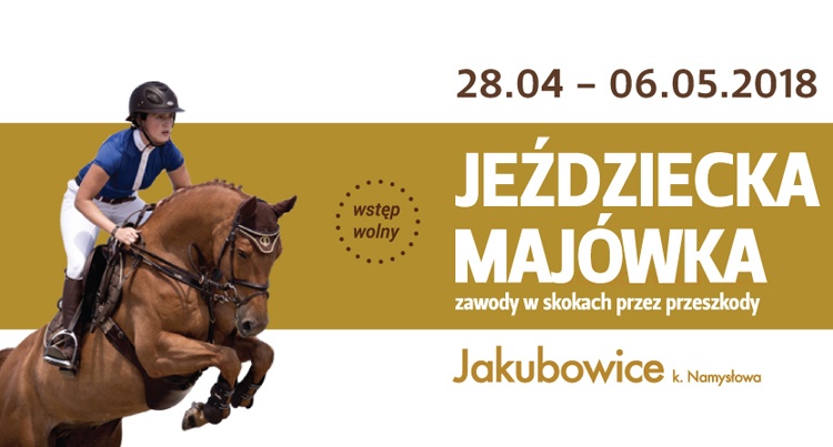 Jeździecka Majówka Jakubowice 2019 plakat