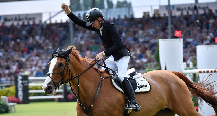 Marcus Ehning (GER) podczas CHIO Aachen (2018), fot. Rolex Grand Slam of Show Jumping/Facebook