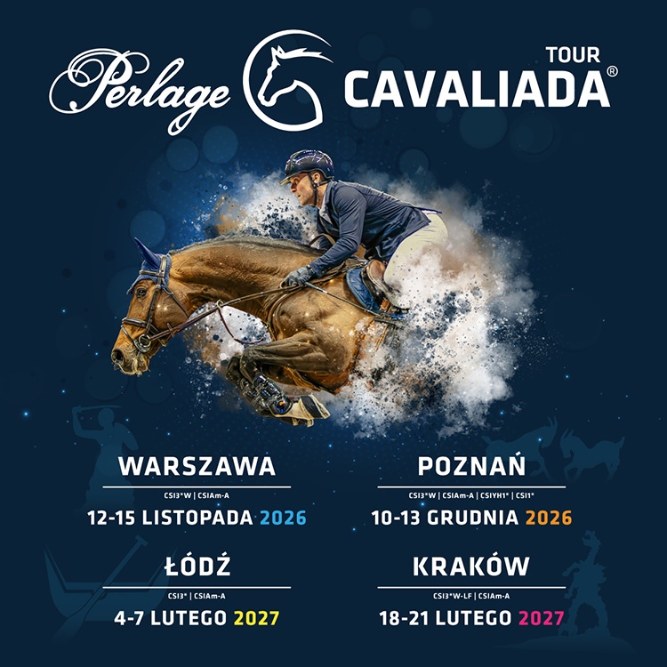 Oficjalny plakat Perlage Cavaliada Tour 2026/2027