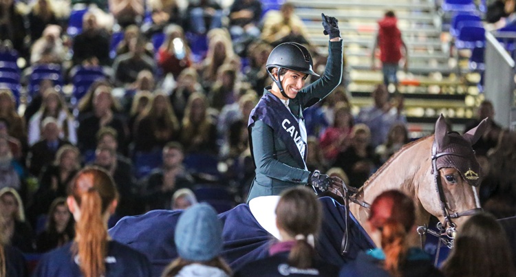 Janika Sprunger (SUI) & King Edward (Edward 28 x Feo) na Cavaliadzie w Poznaniu, fot. Dava Palej Timeless Photography