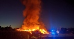 Pożar na terenie SK w Wierzawicach 