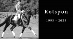In memoriam: Rotspon (Rubinstein I x Argentan)